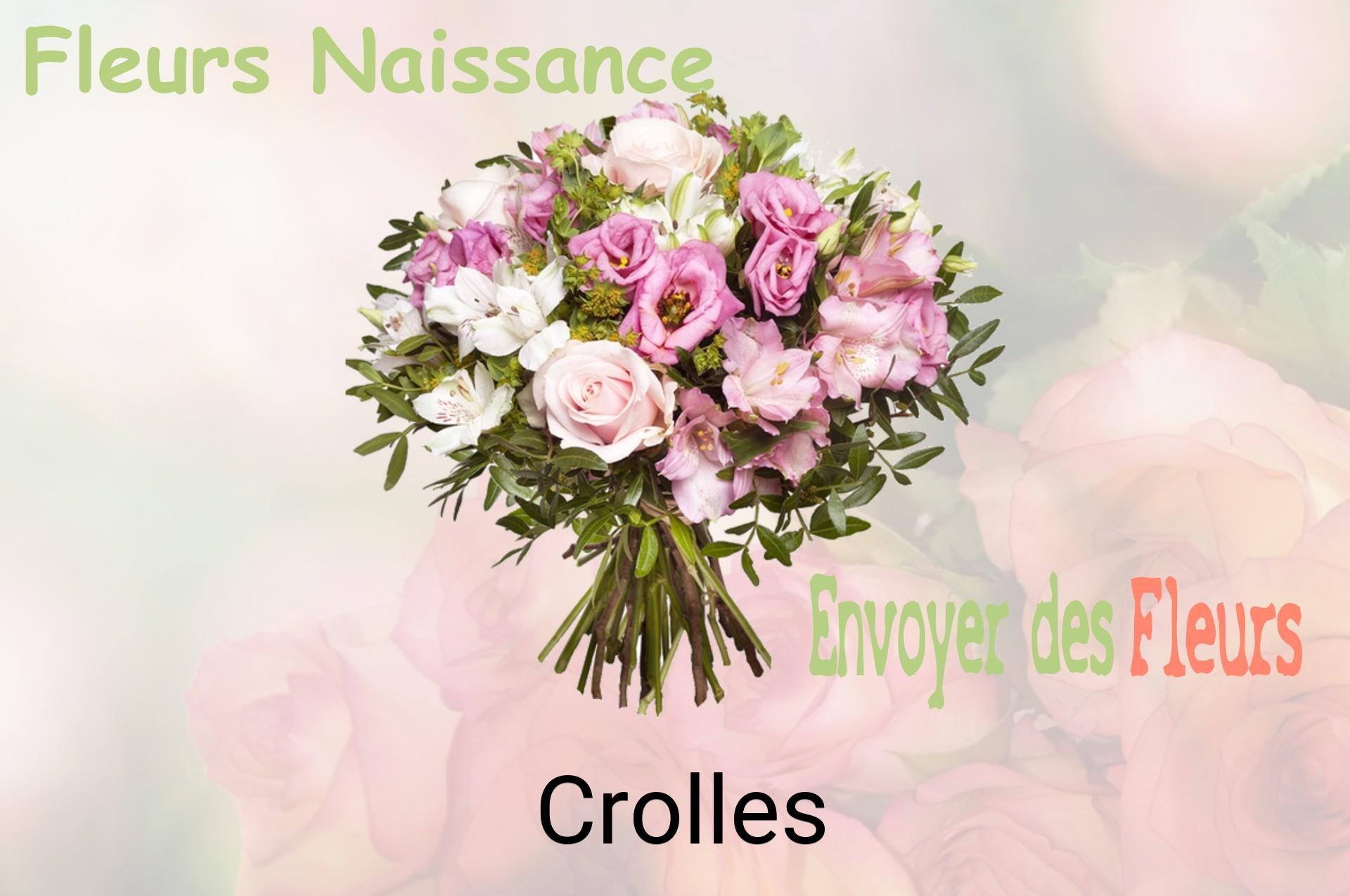 Bouquet de fleurs de naissance livré à Crolles